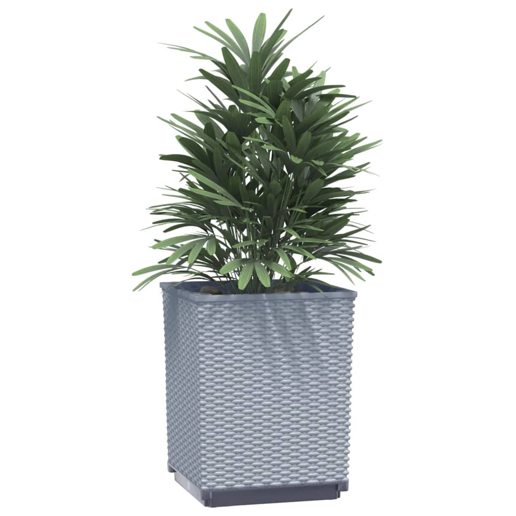 Sadilice 2 kom svjetlosive 30 x 30 x 37 cm od polipropilena