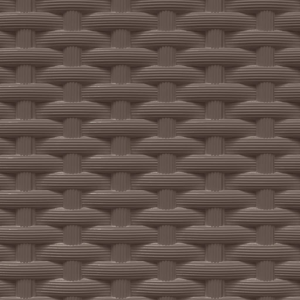 Sadilice 4 kom smeđe 30 x 30 x 37 cm od polipropilena
