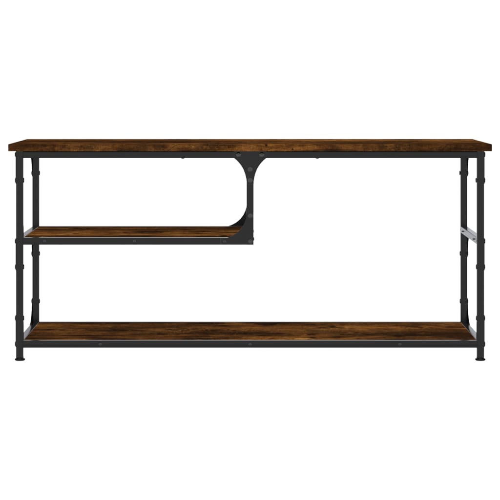TV ormarić boja hrasta 103x38x46,5 cm konstruirano drvo i čelik