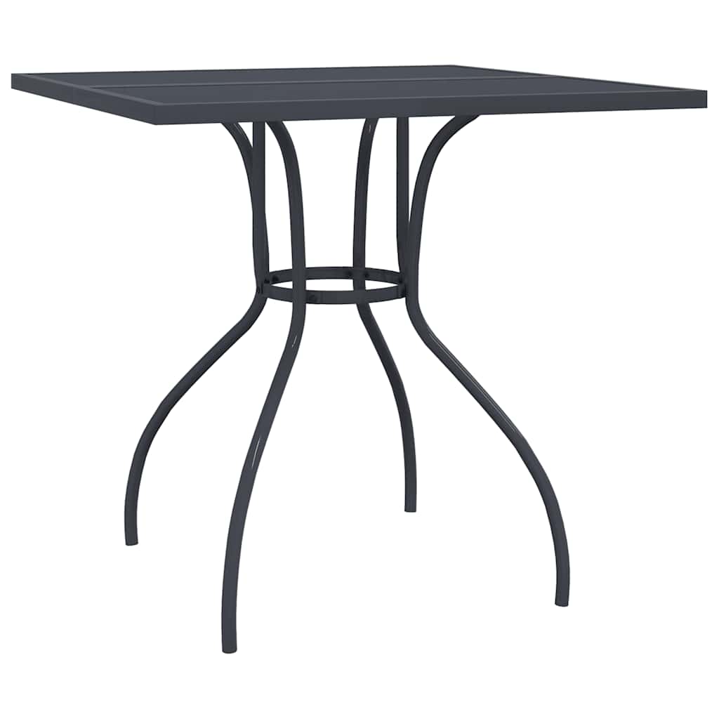 Vrtni stol antracit 80 x 80 x 72,5 cm od čelične mreže