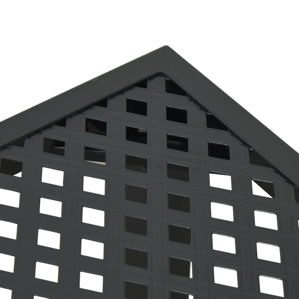 Vrtni stol antracit 100x100x72 cm čelični