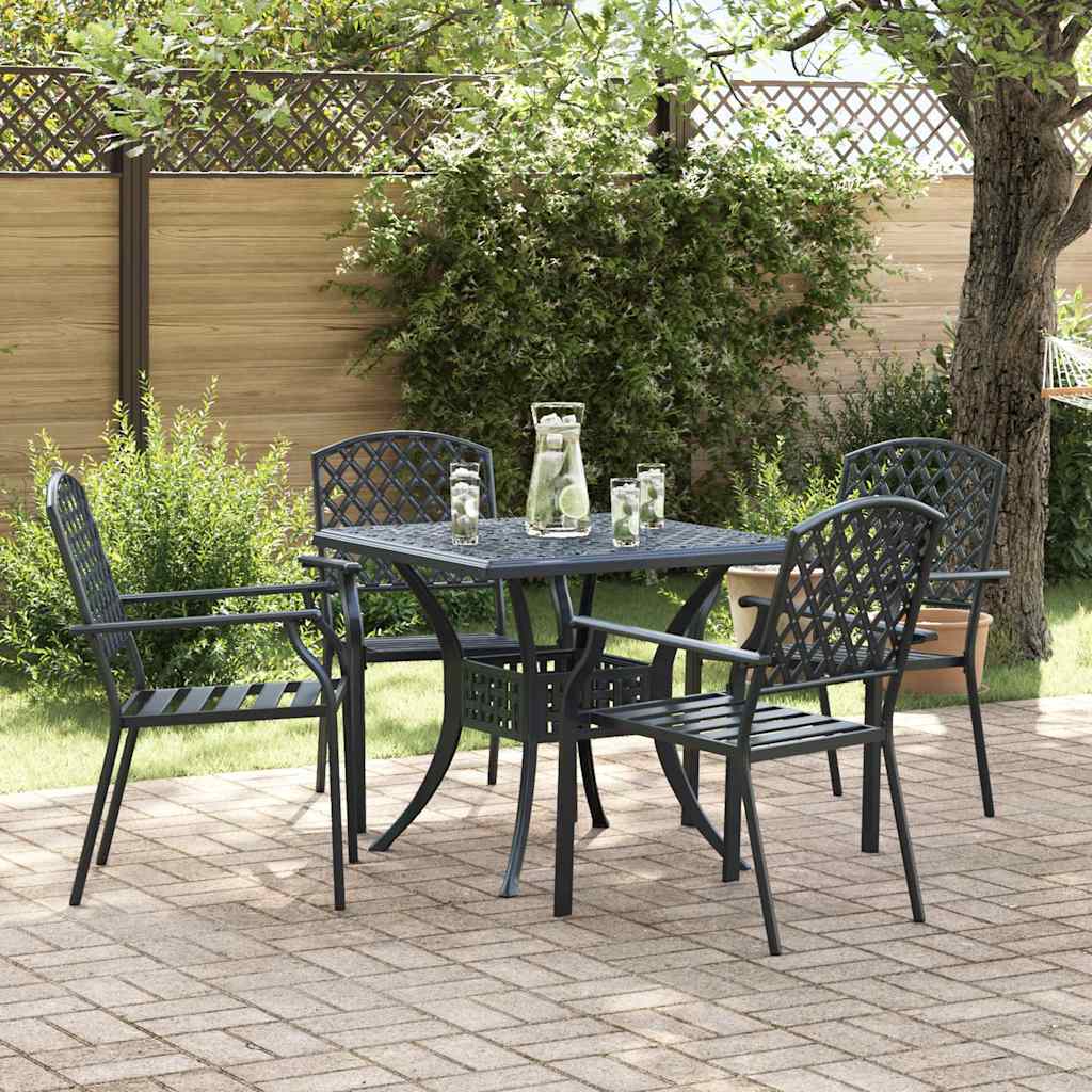 Vrtna stolica 4 pcs Antracit 56 x 65 x 89 cm Čelik