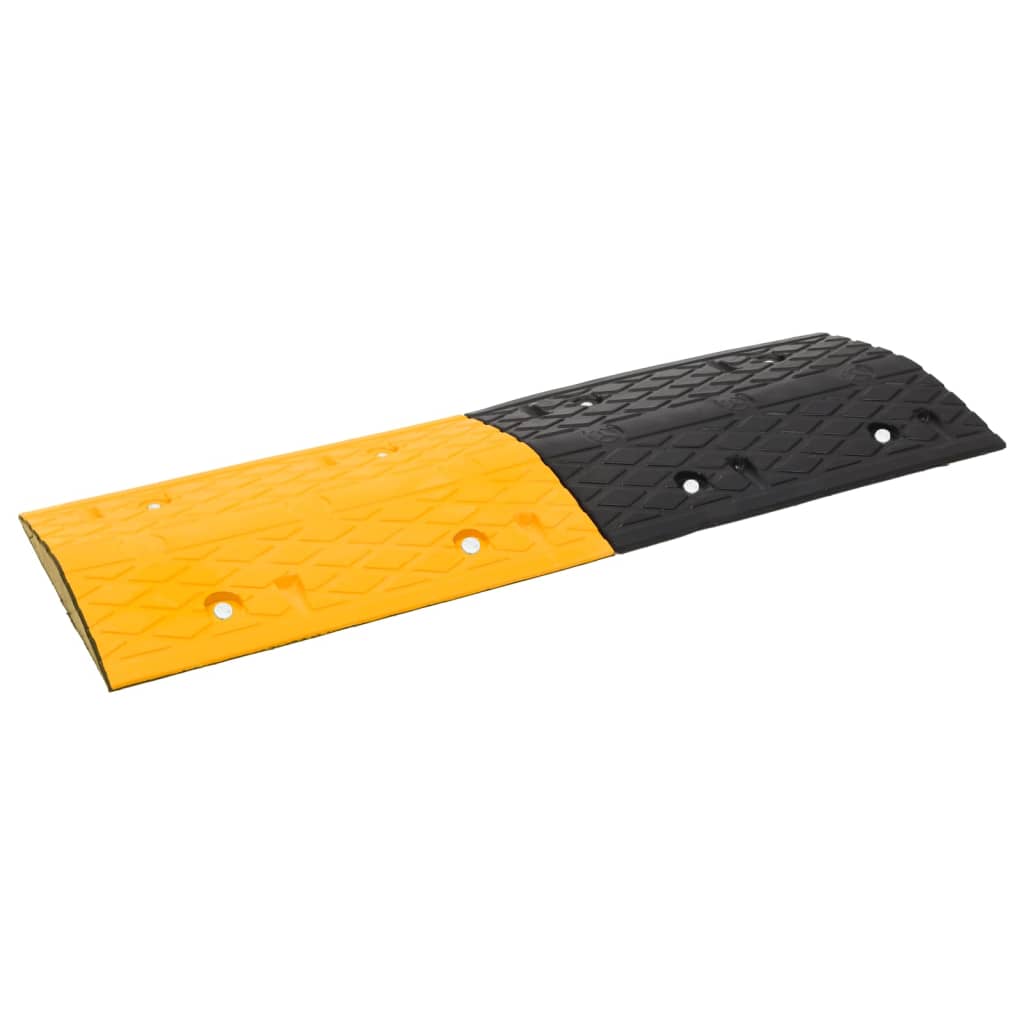Uspornik 4 kom žuto-crni 97 x 32,5 x 4 cm gumeni