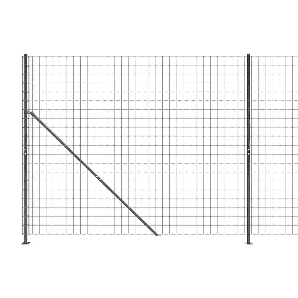 Ograda od žičane mreže s prirubnicom antracit 1,8x10 m