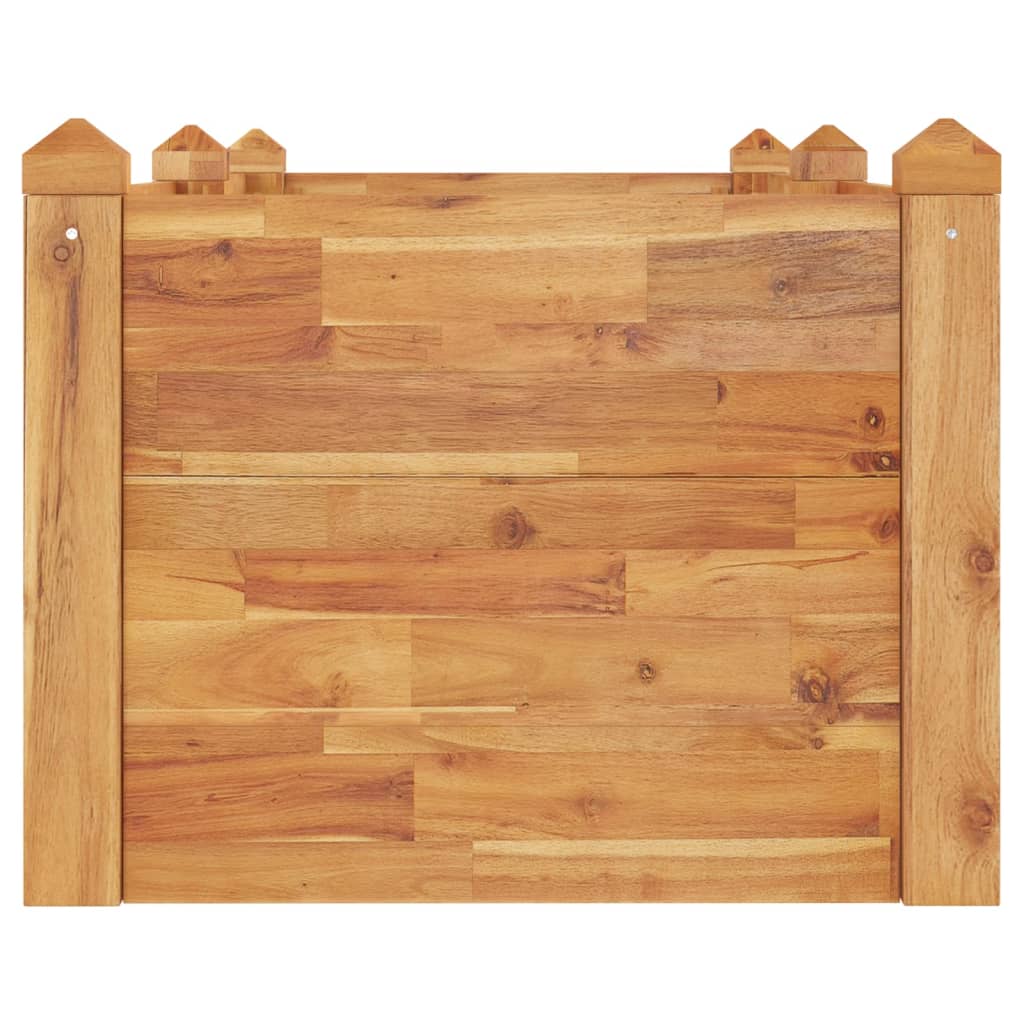 Povišena vrtna gredica 160x60x44 cm od masivnog bagremovog drva