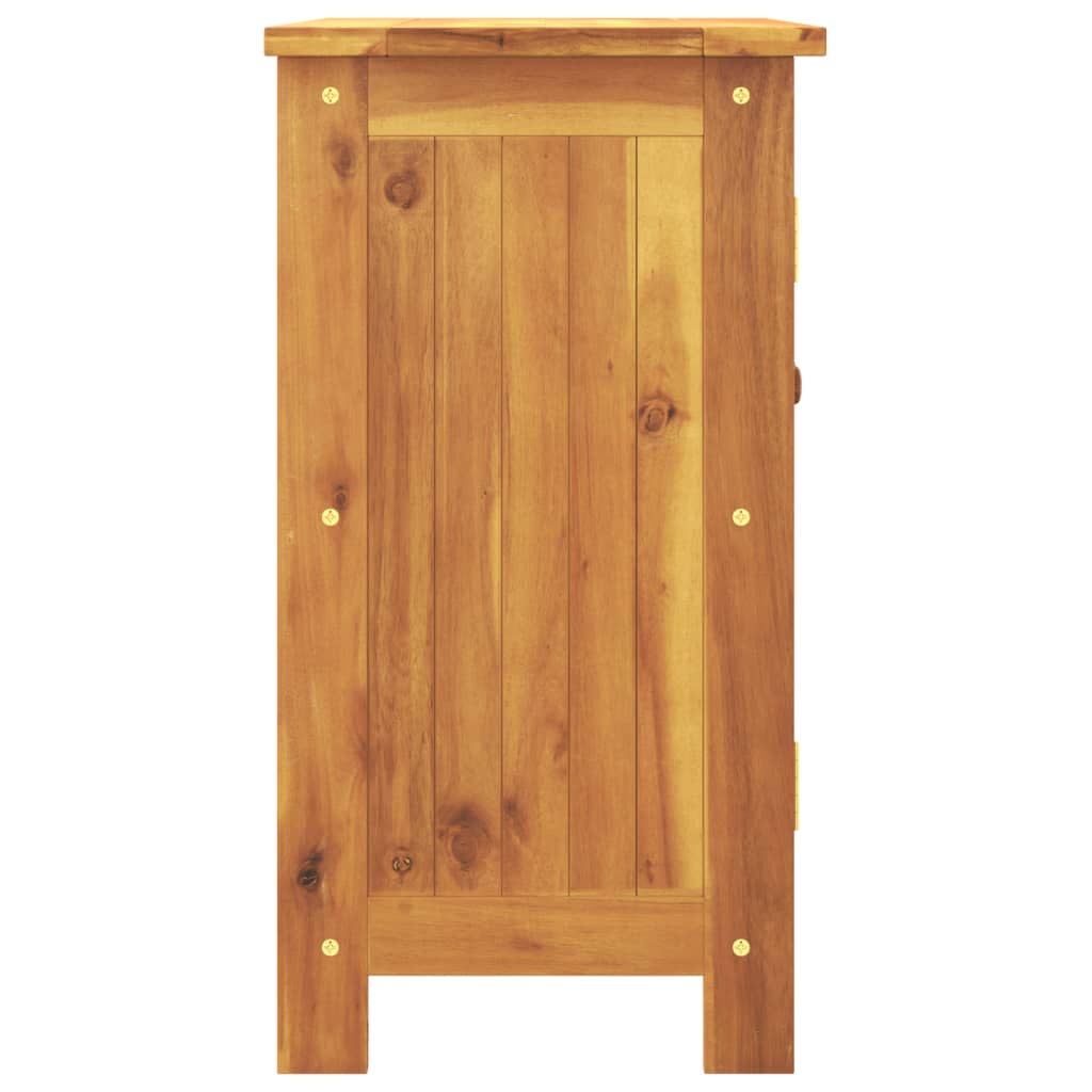 Vrtni ormarić 75 x 35 x 70 cm od masivnog bagremovog drva