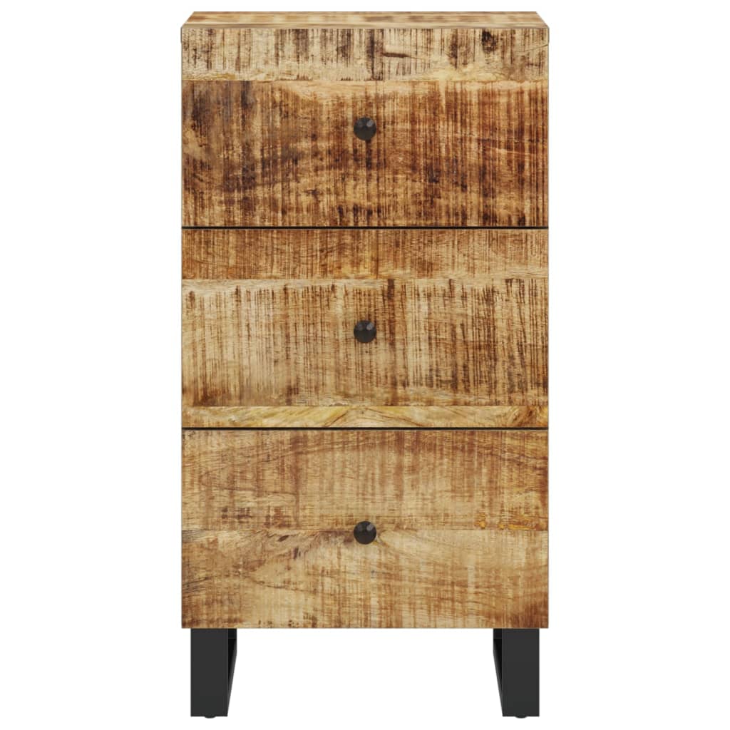 Komoda s 3 ladice 40x33,5x75 cm od masivnog obnovljenog drva