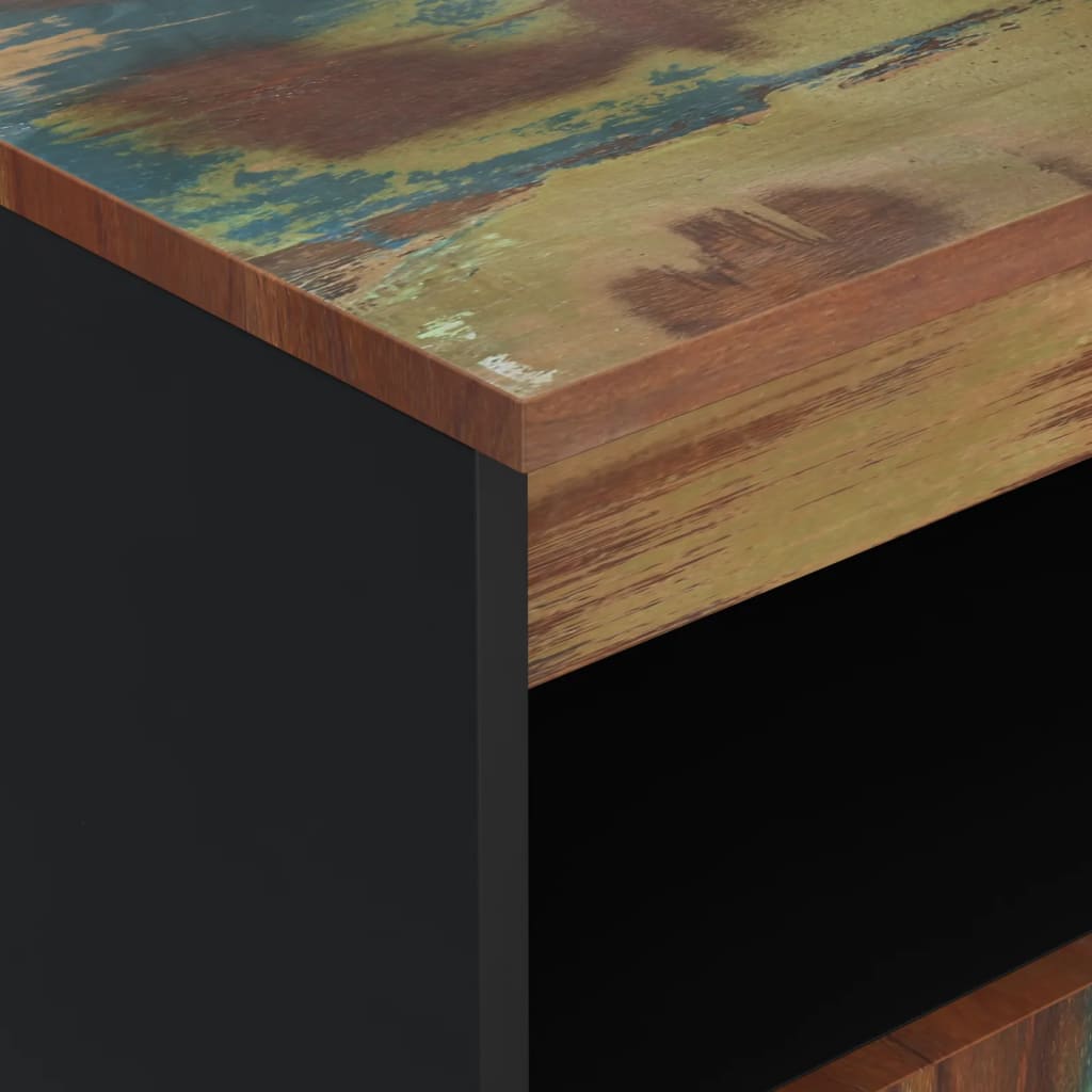 Komoda s 2 vrata 60 x 33 x 75 cm od masivnog obnovljenog drva