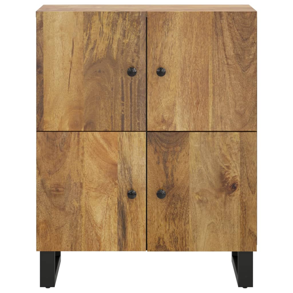 Komoda s 4 vrata 60 x 33 x 75 cm od masivnog drva manga