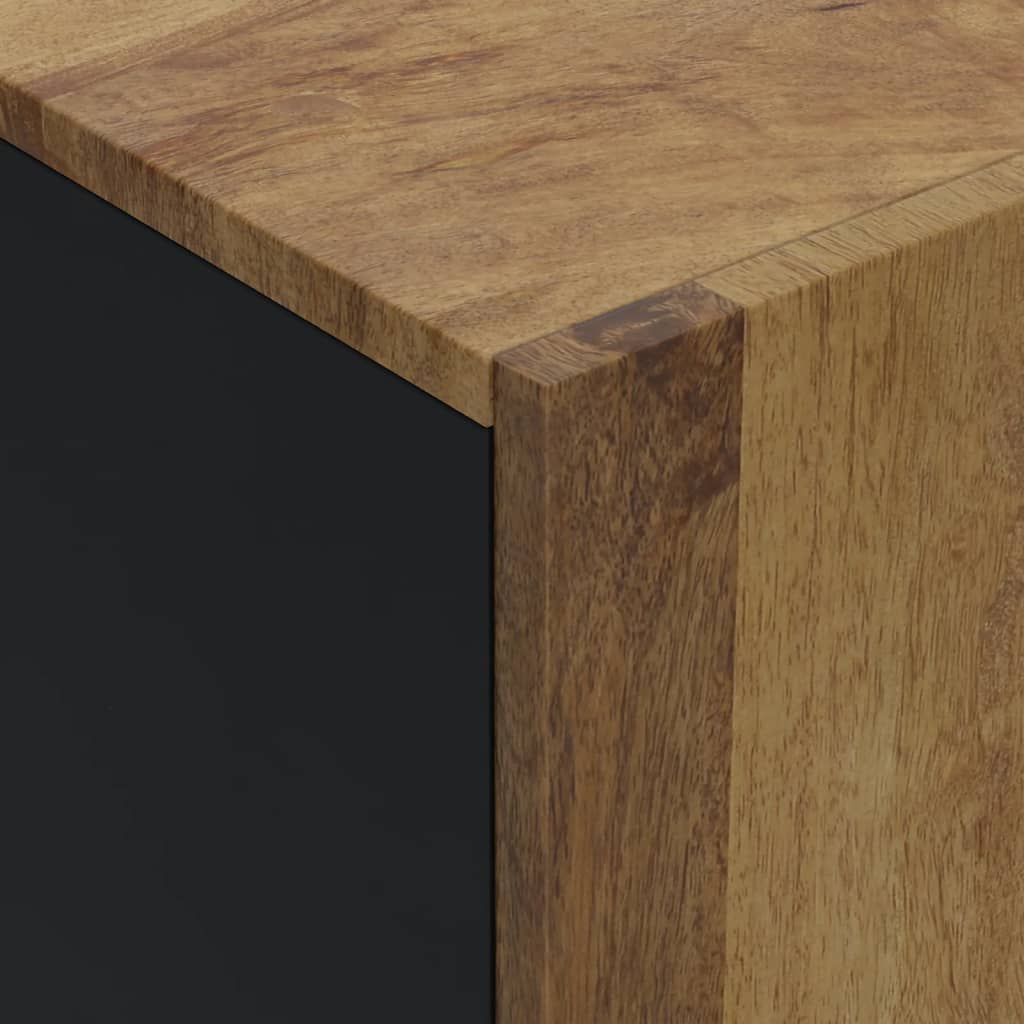 Komoda s 4 vrata 60 x 33 x 75 cm od masivnog drva manga