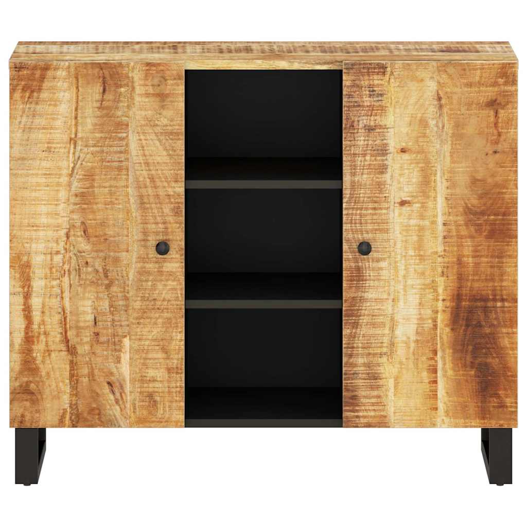 Komoda s 2 vrata 90 x 33 x 75 cm od masivnog drva manga