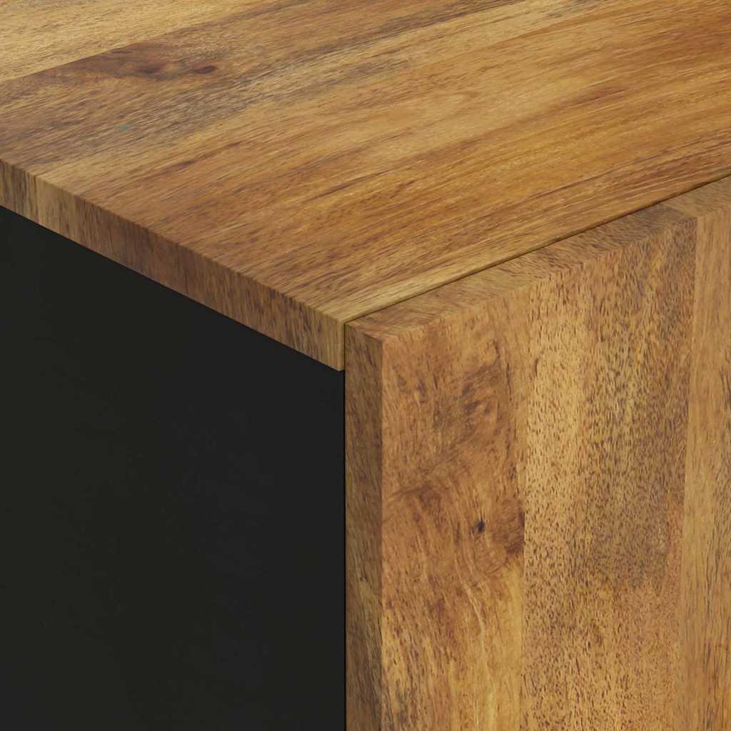 Komoda s 2 vrata 90 x 33 x 75 cm od masivnog drva manga