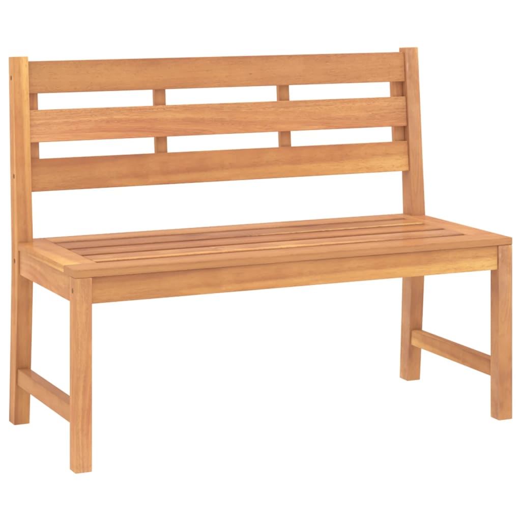 5-dijelni vrtni blagovaonski set od masivne tikovine Smeđa 140 cm table length