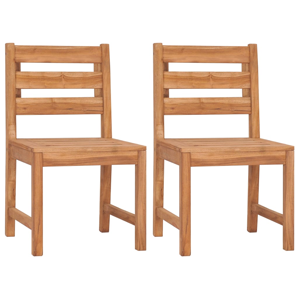 5-dijelni vrtni blagovaonski set od masivne tikovine Smeđa 140 cm table length
