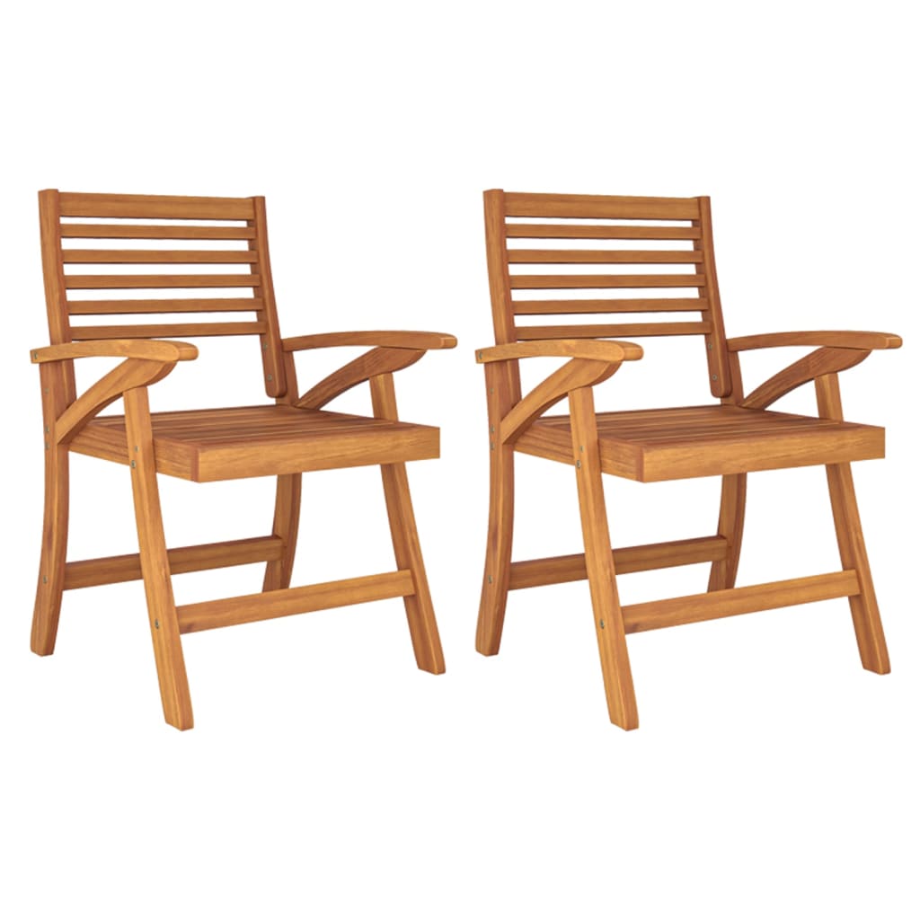 3-dijelni vrtni blagovaonski set od masivnog bagremovog drva