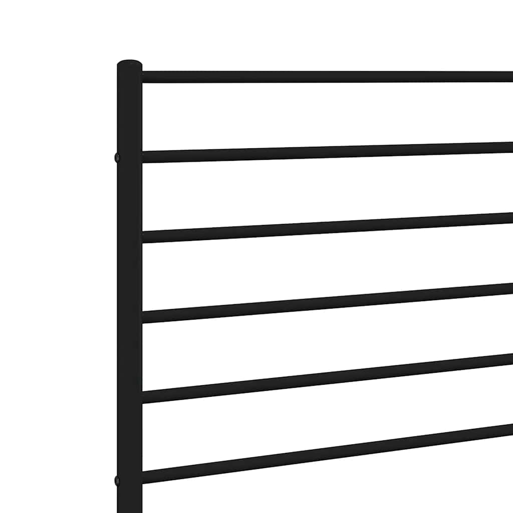 Metalno zamjensko uzglavlje crno 107 cm