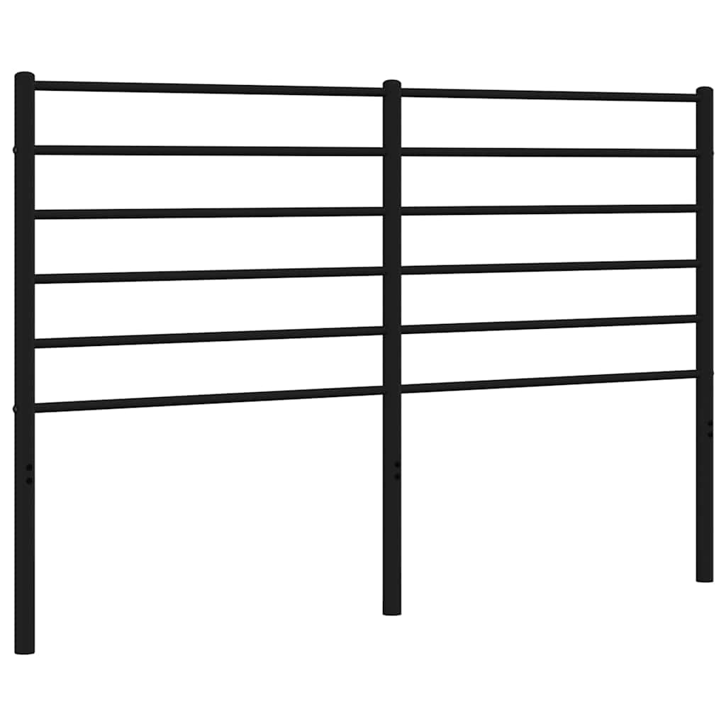 Metalno zamjensko uzglavlje crno 160 cm