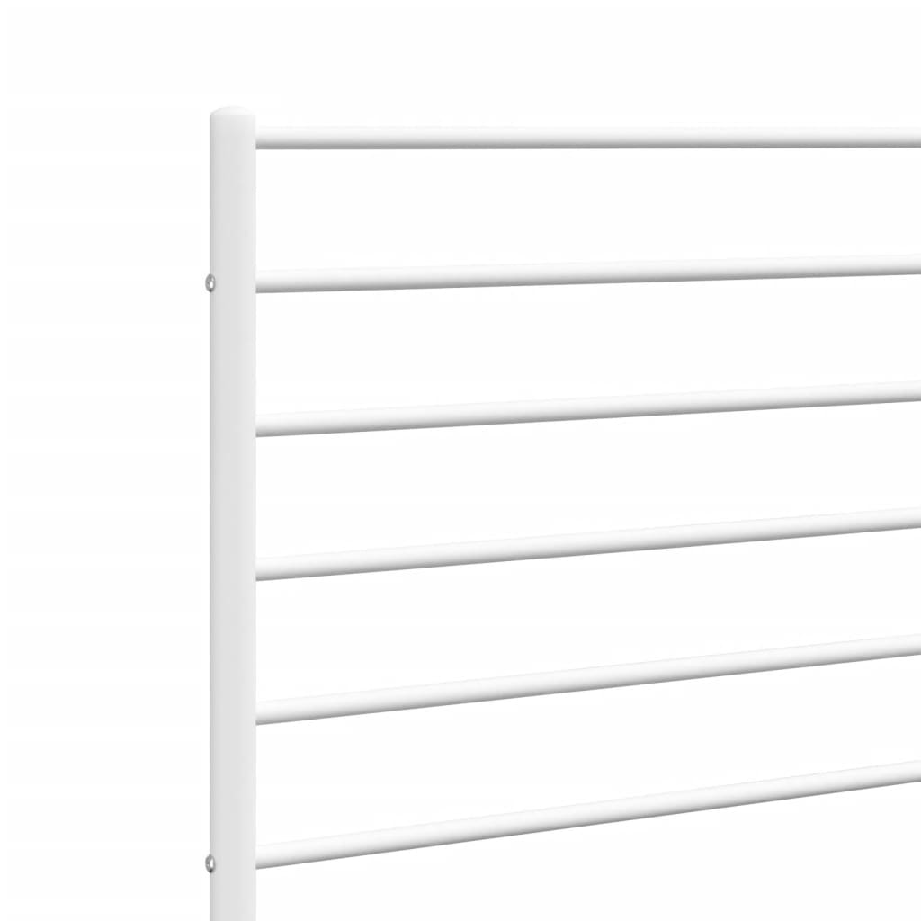 Metalno zamjensko uzglavlje bijelo 120 cm