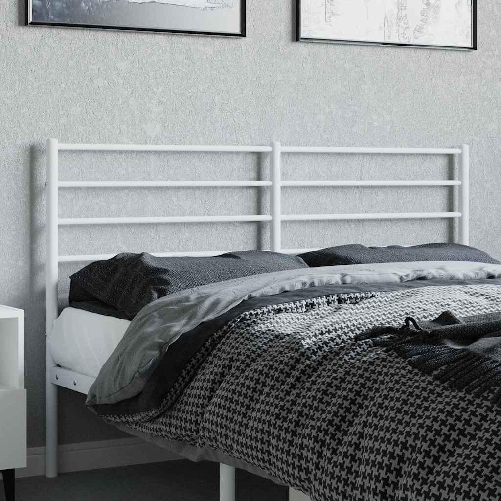 Metalno zamjensko uzglavlje bijelo 160 cm