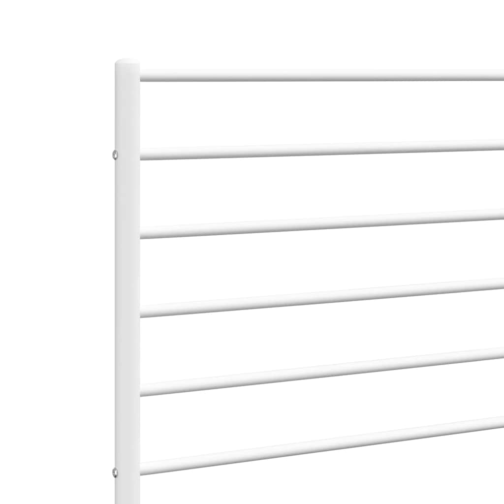 Metalno zamjensko uzglavlje bijelo 160 cm