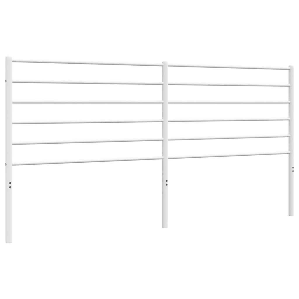 Metalno zamjensko uzglavlje bijelo 180 cm