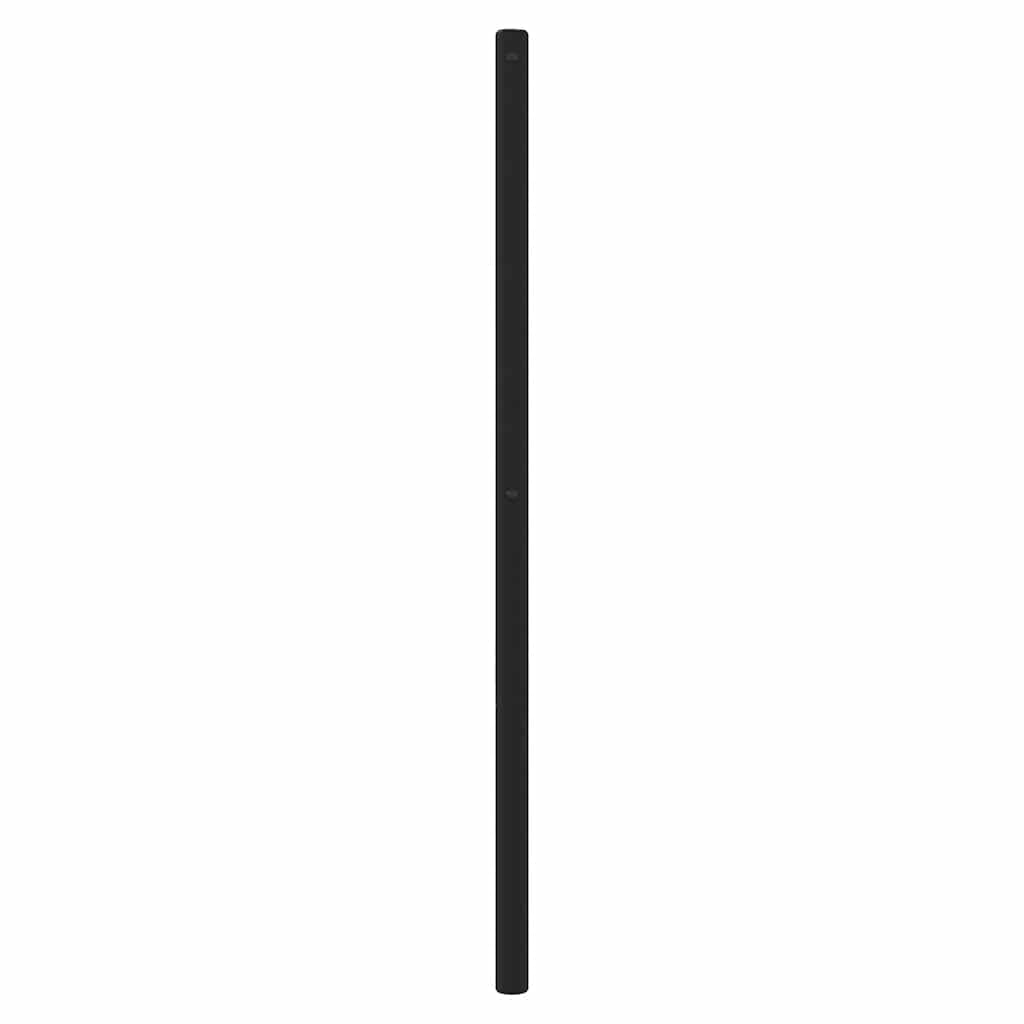 Metalno zamjensko uzglavlje crno 180 cm