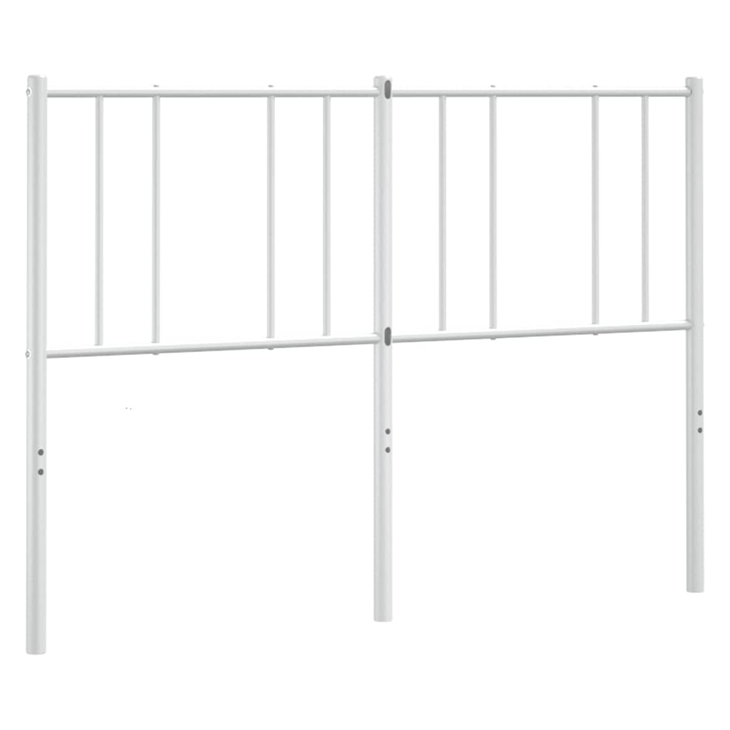 Metalno zamjensko uzglavlje bijelo 160 cm
