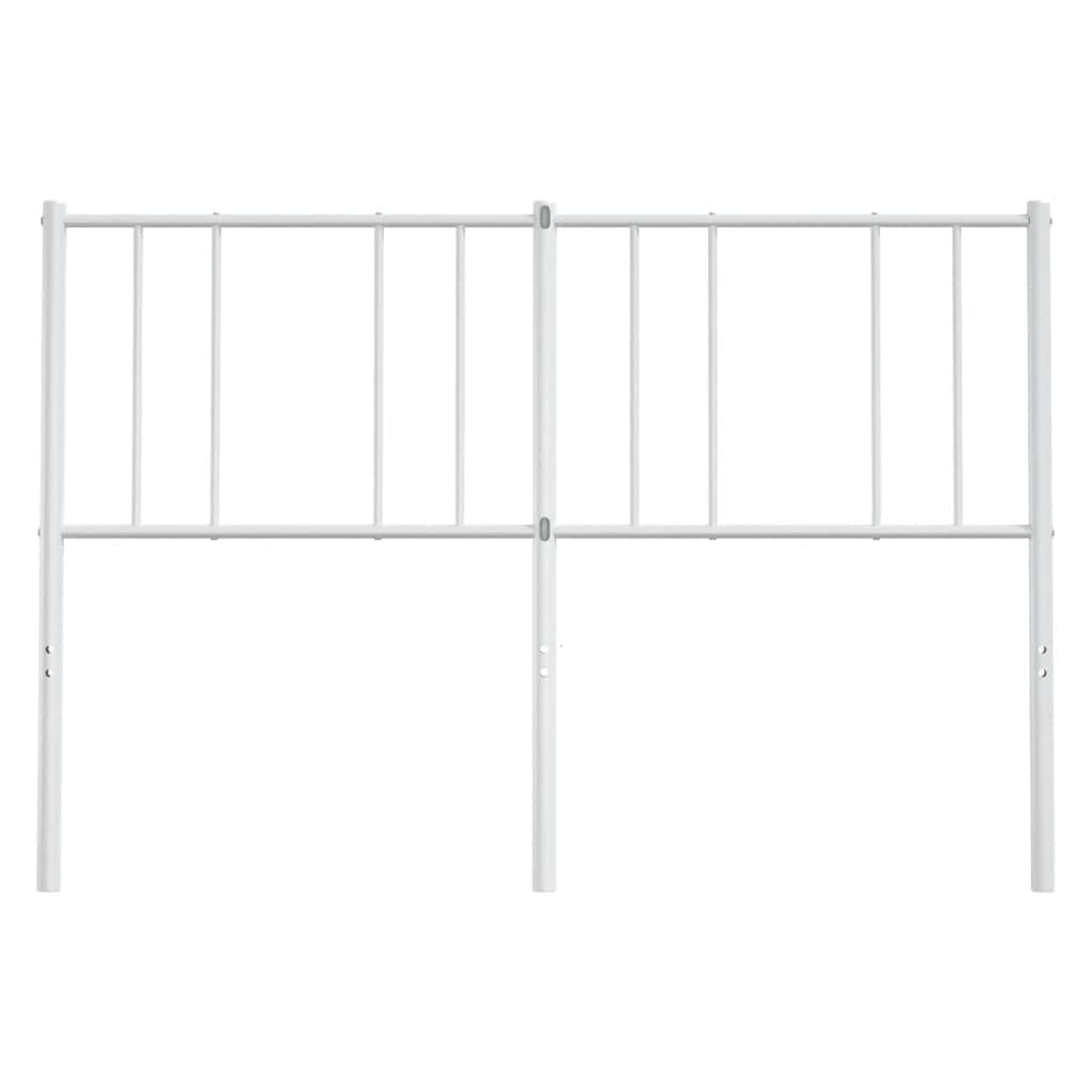 Metalno zamjensko uzglavlje bijelo 160 cm
