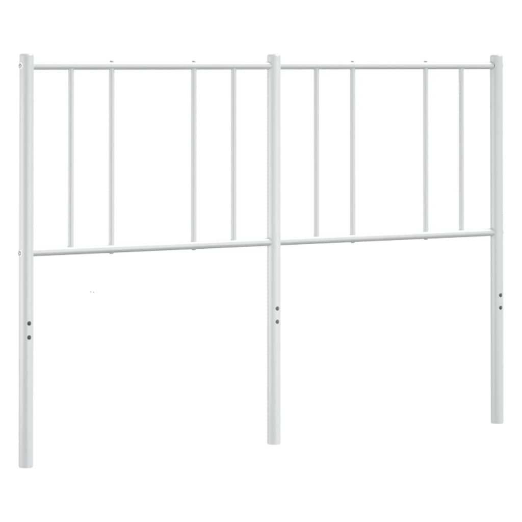 Metalno zamjensko uzglavlje bijelo 160 cm