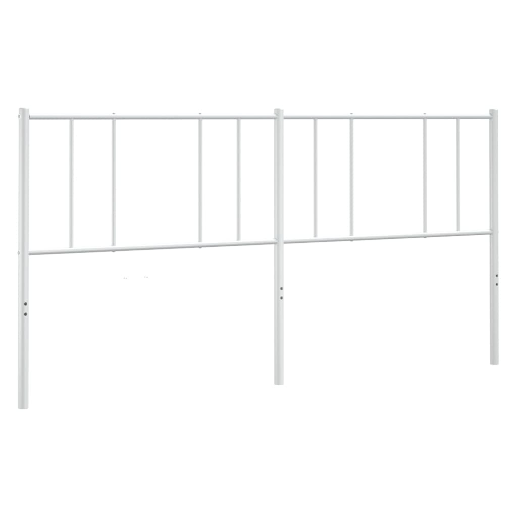 Metalno zamjensko uzglavlje bijelo 200 cm