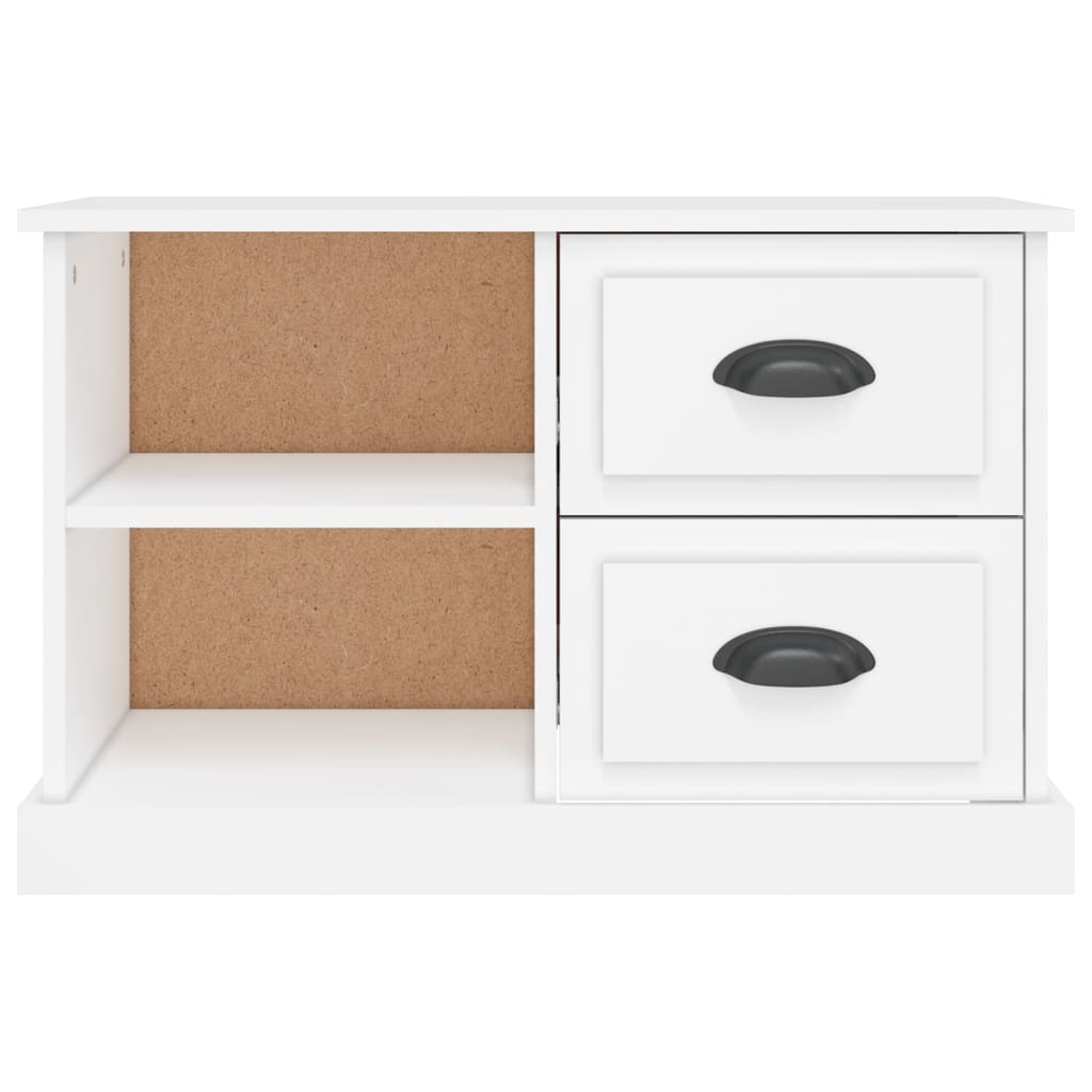 TV ormarić bijeli 73 x 35,5 x 47,5 cm od konstruiranog drva