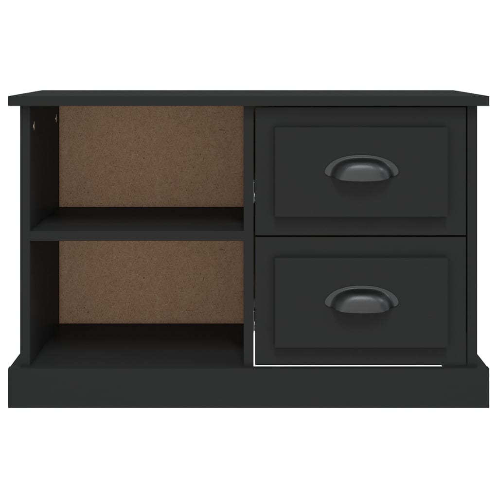 TV ormarić crni 73x35,5x47,5 cm od konstruiranog drva