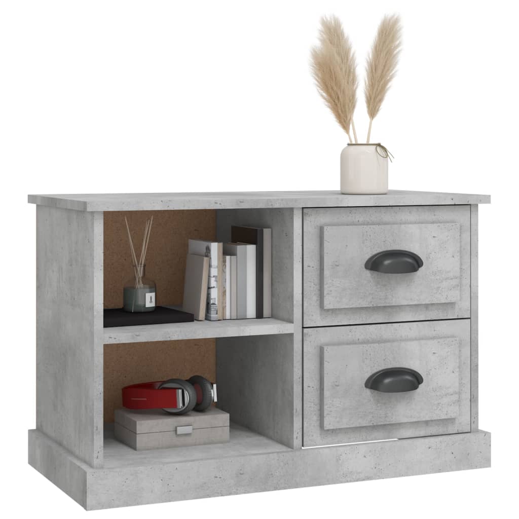 TV ormarić boja betona 73x35,5x47,5 cm konstruirano drvo