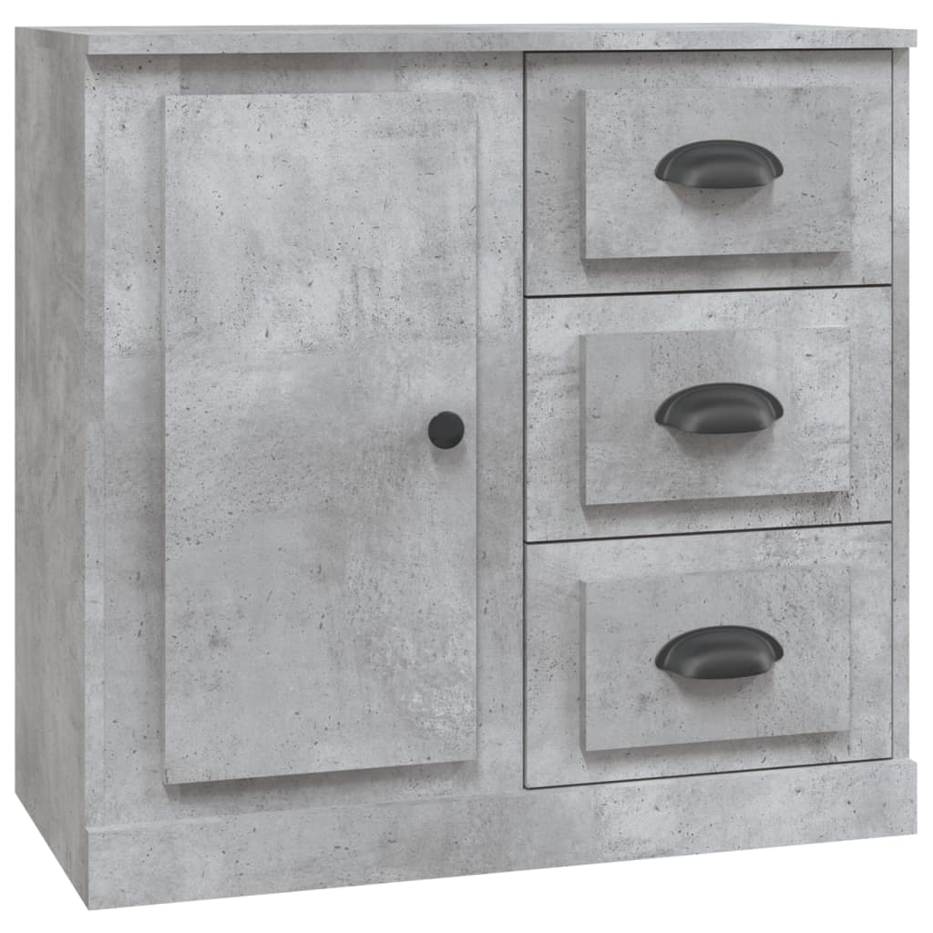 Komoda siva boja betona 70x35,5x67,5 cm od konstruiranog drva