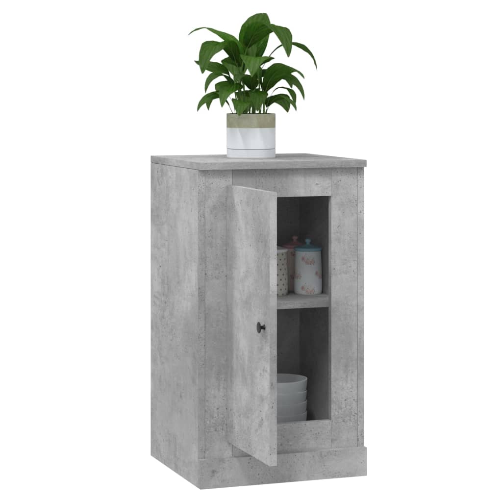 Komoda siva boja betona 37,5x35,5x67,5 cm od konstruiranog drva