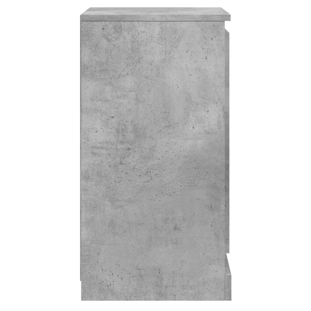 Komoda siva boja betona 37,5x35,5x67,5 cm od konstruiranog drva