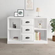 Komoda sjajna bijela 104,5x35,5x67,5 cm od konstruiranog drva
