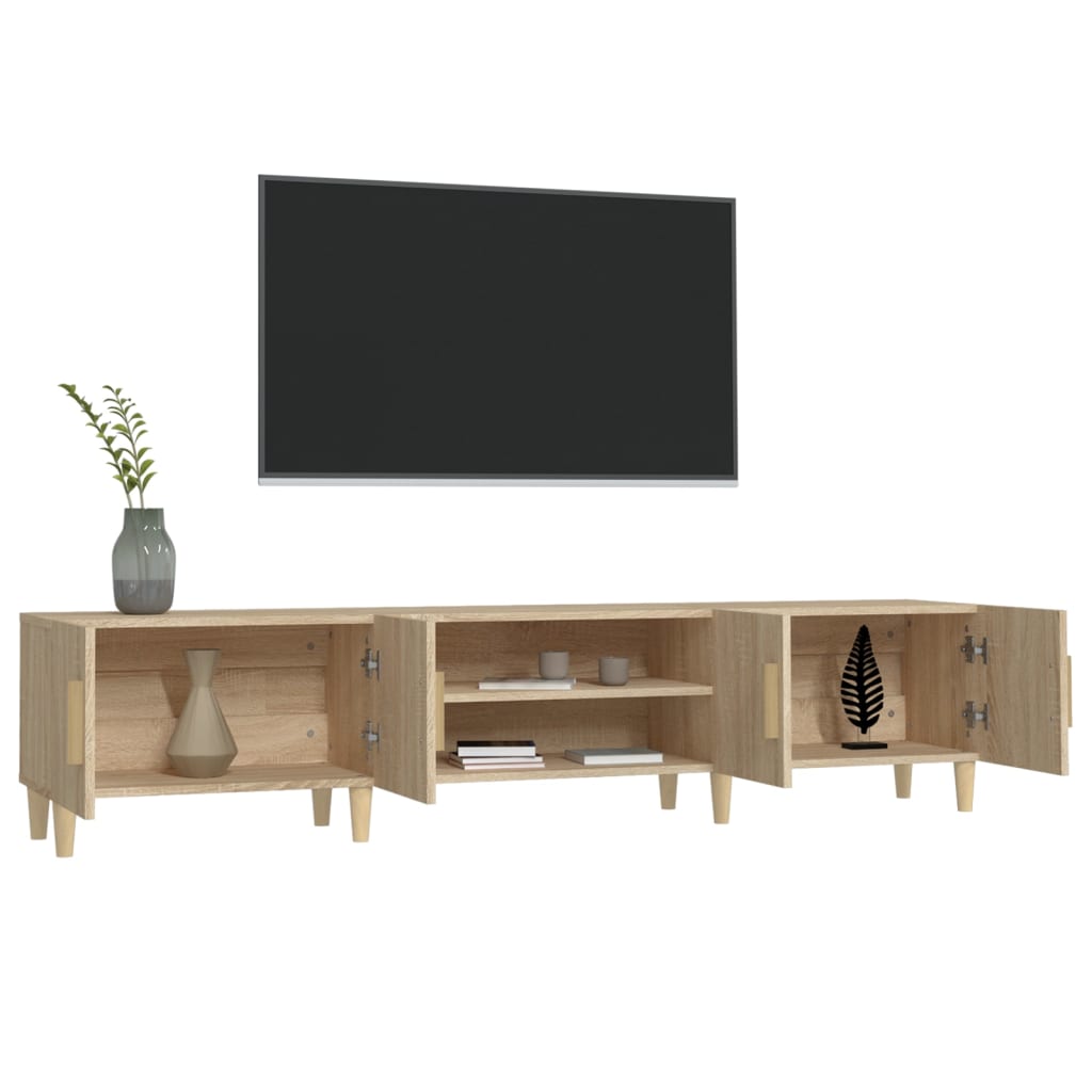 TV ormarić Sonoma hrast 180x31,5x40 cm Konstruirano drvo
