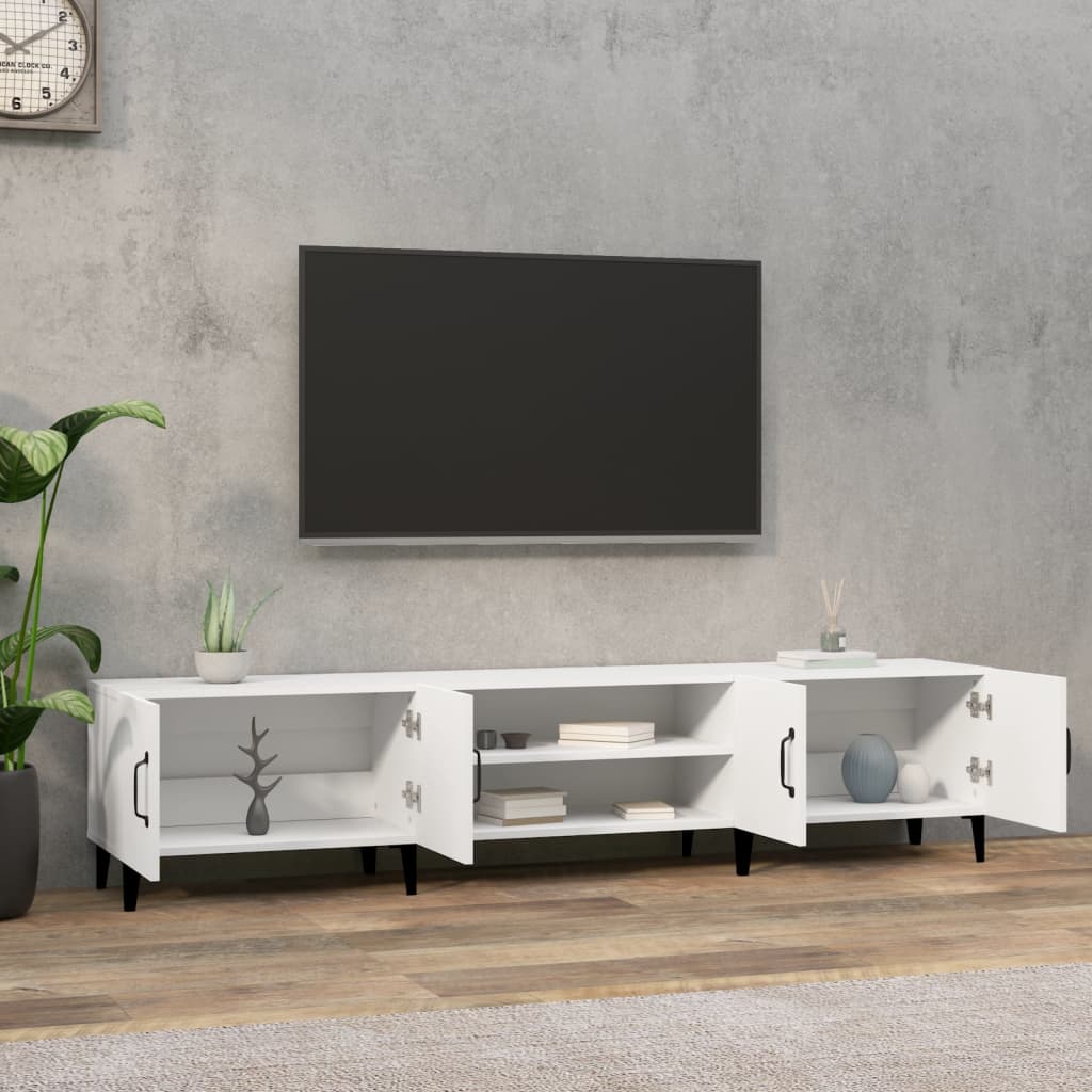 TV ormarić bijeli 180x31,5x40 cm inženjerski drvo