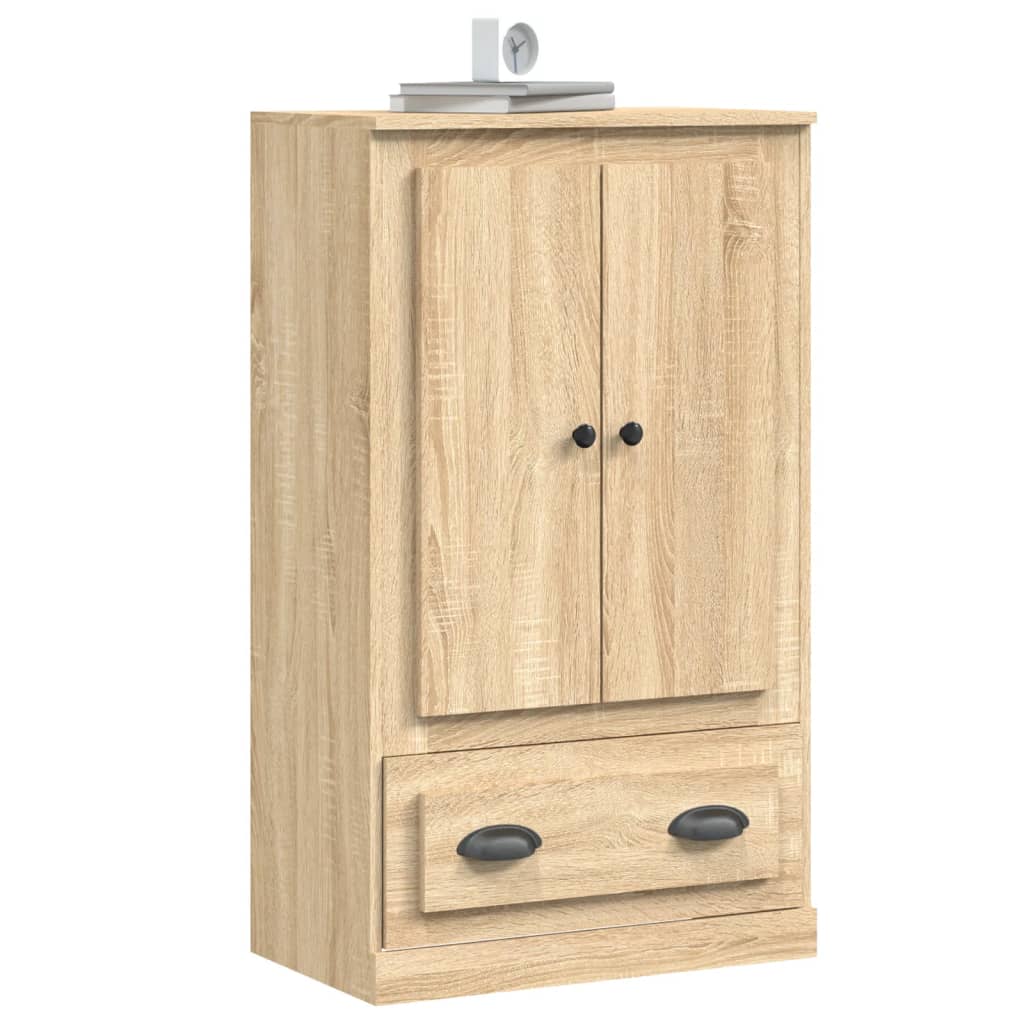 Visoka komoda hrasta sonome 60x35,5x103,5 cm konstruiranog drva