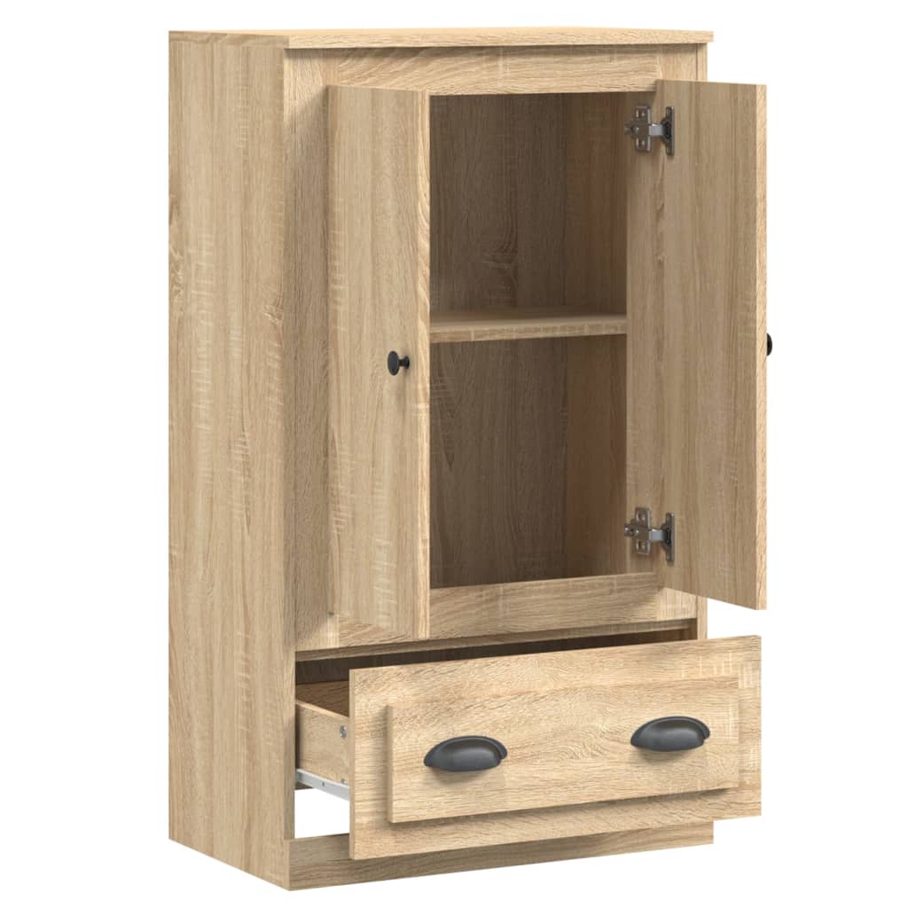 Visoka komoda hrasta sonome 60x35,5x103,5 cm konstruiranog drva