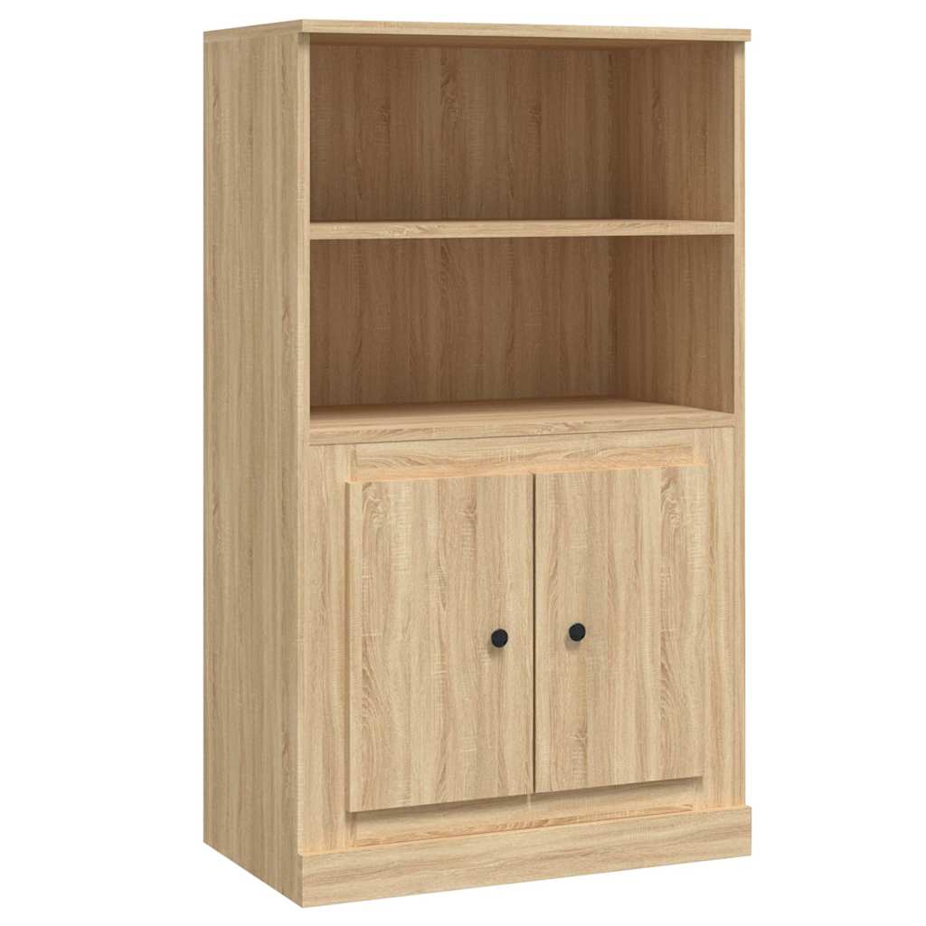 Visoka komoda hrasta sonome 60x35,5x103,5 cm konstruiranog drva