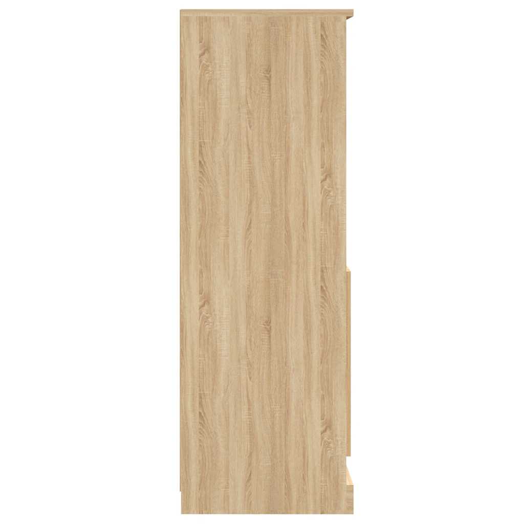Visoka komoda hrasta sonome 60x35,5x103,5 cm konstruiranog drva
