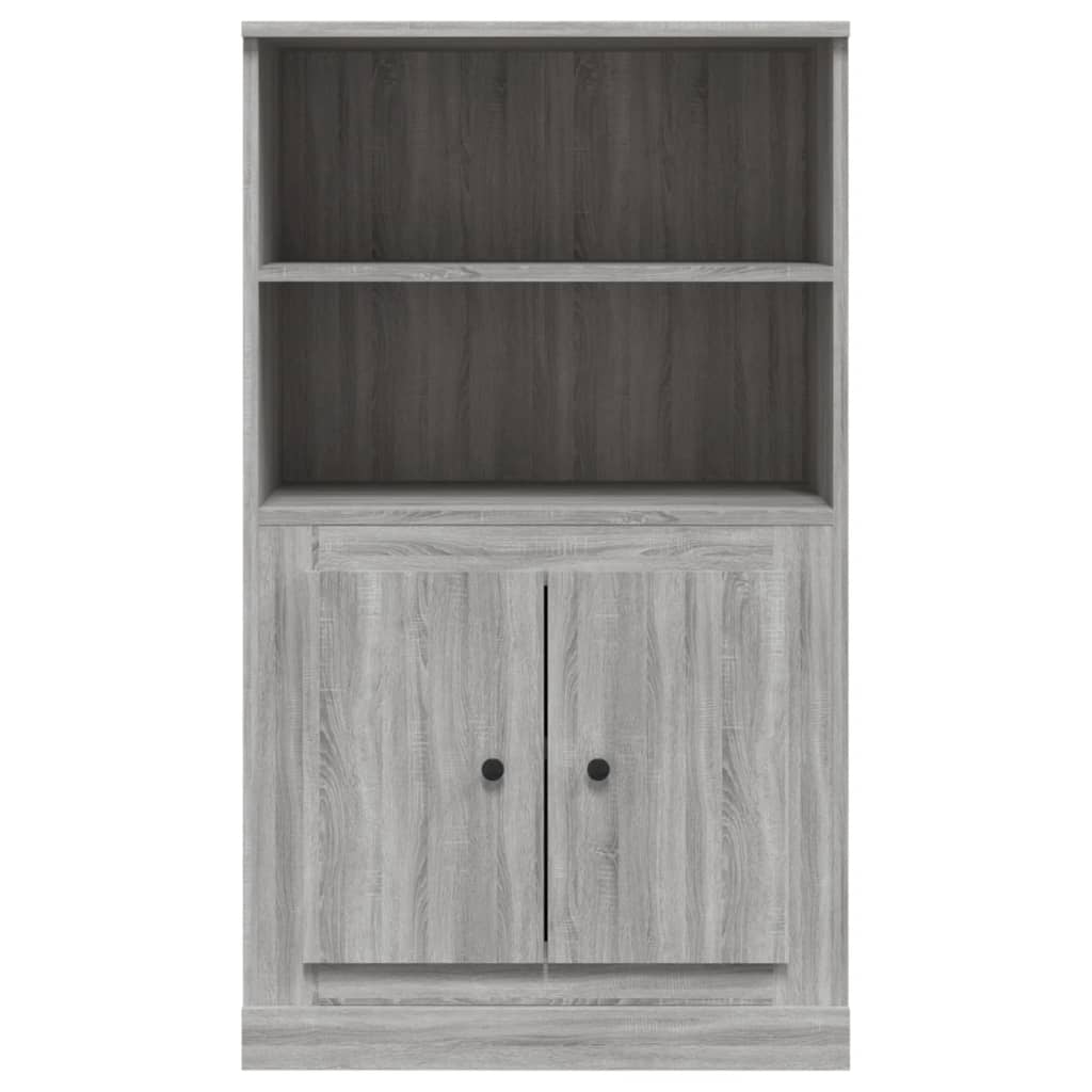 Visoka komoda siva sonome 60x35,5x103,5 cm konstruiranog drva