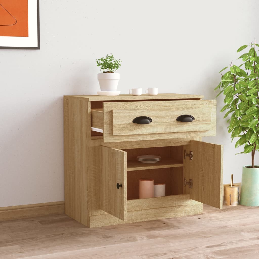 Komoda boja hrasta sonome 70x35,5x67,5 cm konstruirano drvo