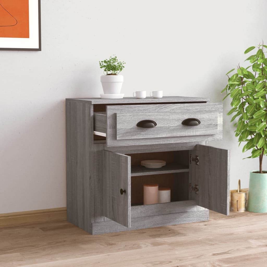 Komoda siva sonome 70x35,5x67,5 cm konstruirano drvo