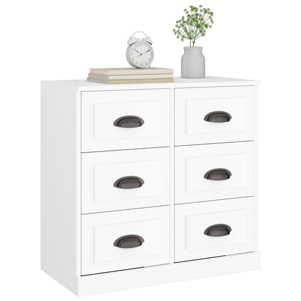 Komoda bijela 70 x 35,5 x 67,5 cm od konstruiranog drva