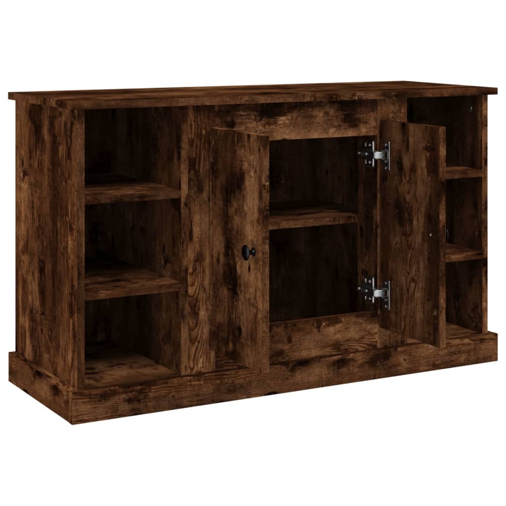 Komoda boja dimljenog hrasta 100x35,5x60 cm konstruirano drvo