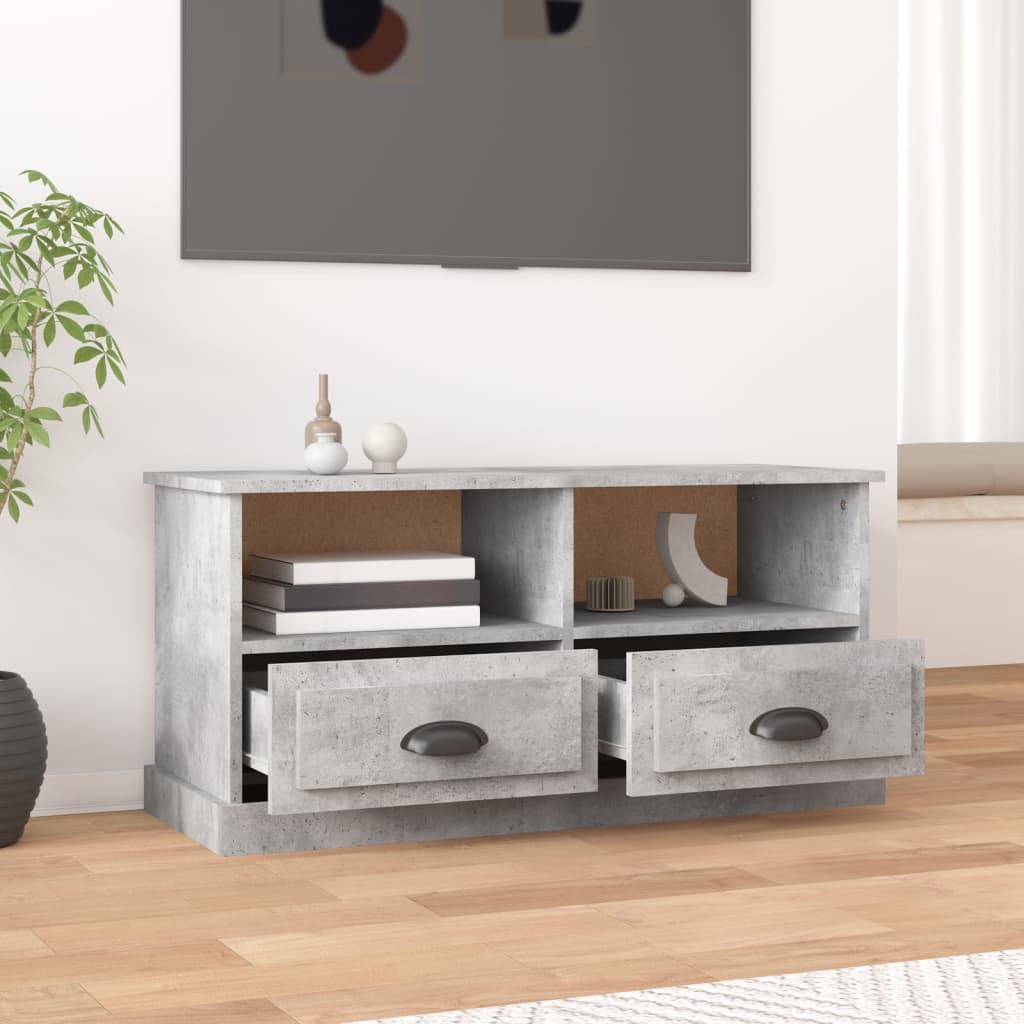 TV ormarić boja betona 93x35,5x45 cm od konstruiranog drva