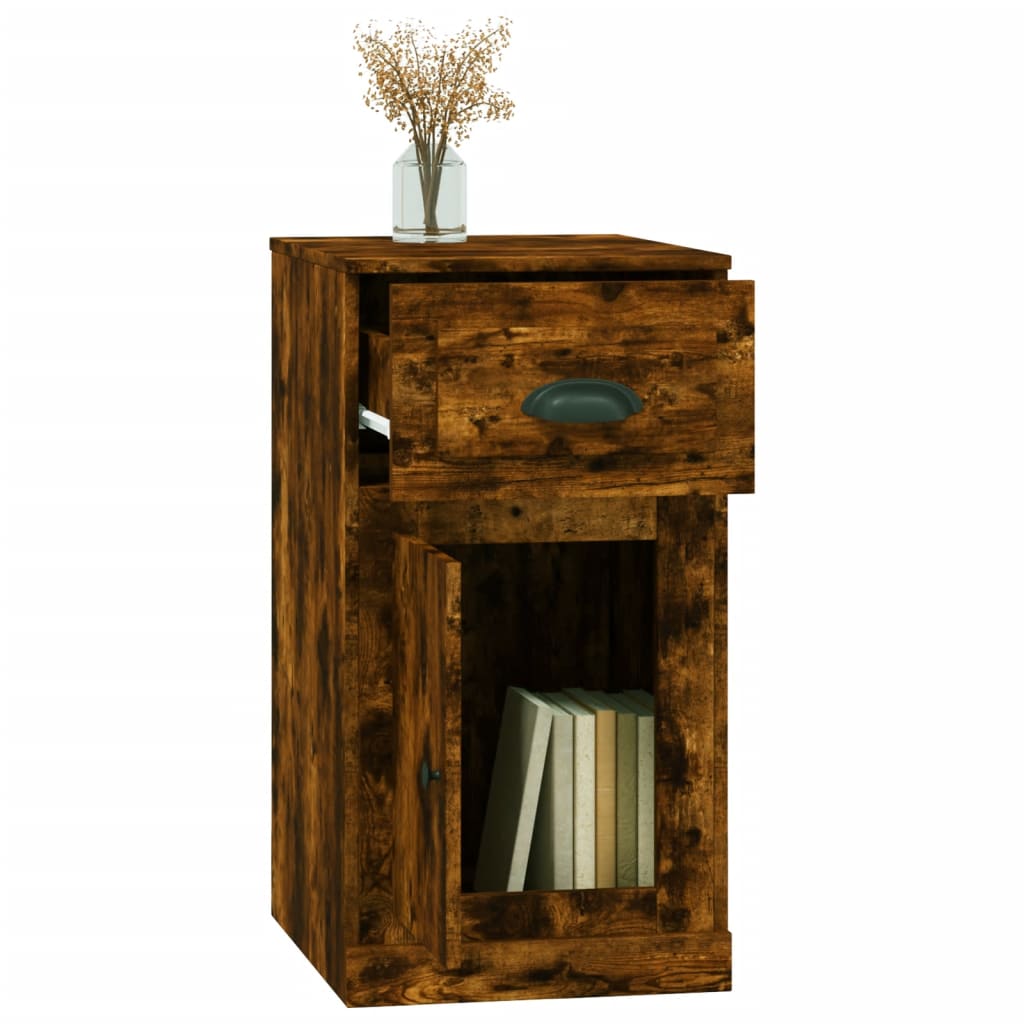 Bočni ormarić s ladicom boja hrasta 40 x 50 x 75 cm drveni